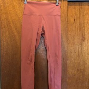 Womens Lululemon Mauve Align Tight Size 6
